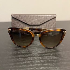 Gucci Tortoise Sunglasses